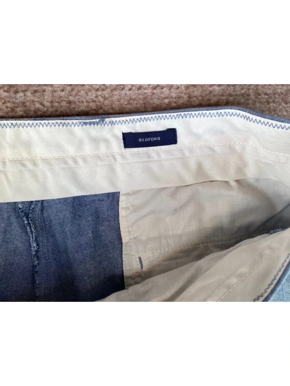 J.Crew Bedford Cotton Chambray preppy quiet luxury golf country club pant